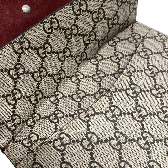 Auth GUCCI Dionysus/GG Blooms 421970 Beige Ebony Multi PVC Suede Shoulder Bag - Picture 12 of 15